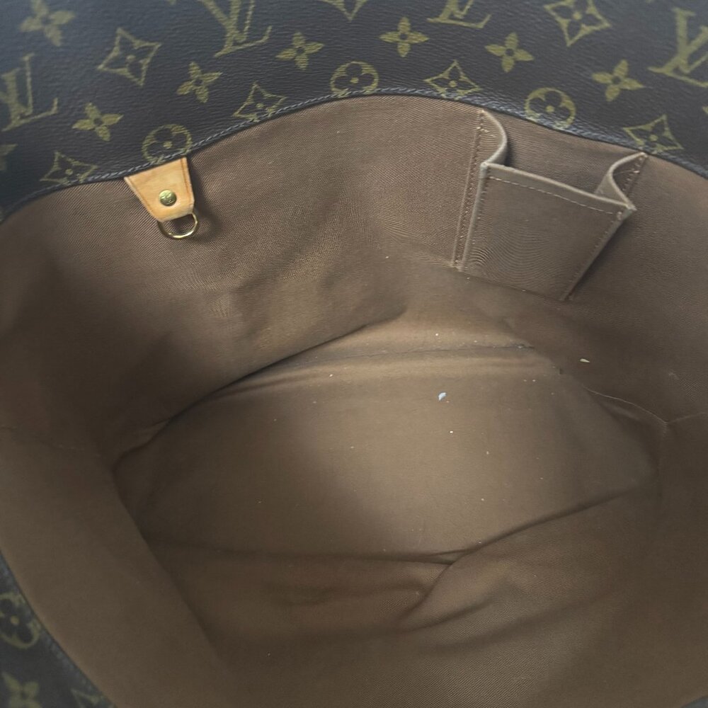 Louis Vuitton LV Shoulder Bag Sac Shopping Brown Monogram - Picture 8 of 9